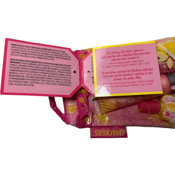 Lip Smacker Glam Bag Pink Lemonade SEALED chapstick, Lip Gloss, Glow, Polish - Picture 6 of 15